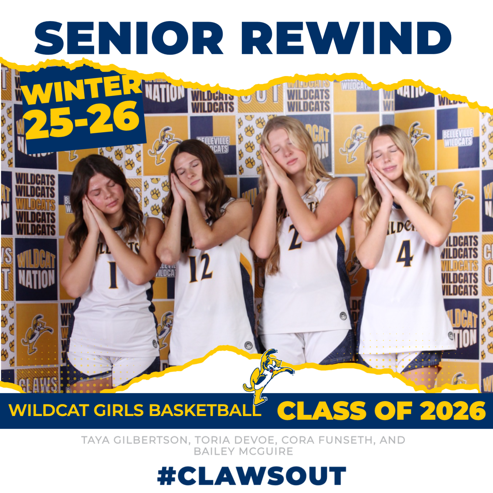 girls basketball seniors for 2025-26